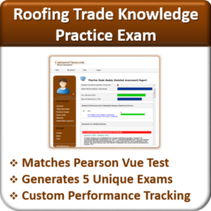 Contractor Classes Roofing Practice Exam
