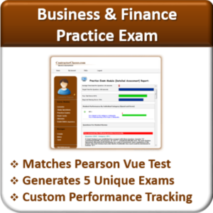 Contractor Classes Business & Finance Practice Exam