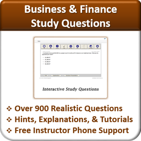 Study Questions (Business & Finance)